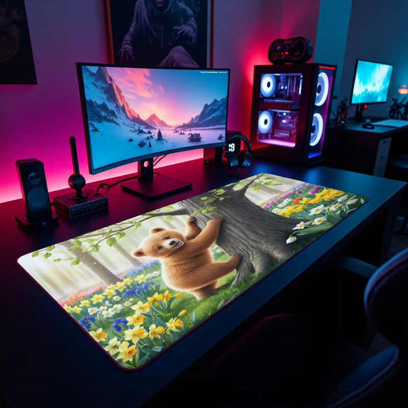Polyester Desk Pad, 23.6x13.8