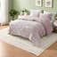 Ensembles de literie en sherpa confortable pour grand lit en velours de polyester pour maison moderne