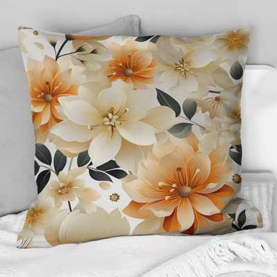Floral Throw Pillow