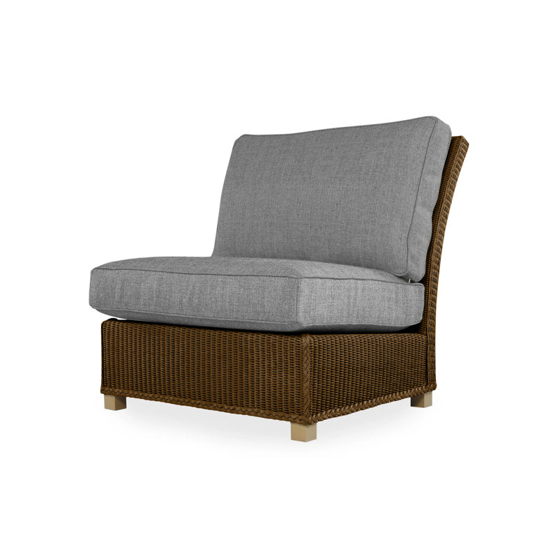 Hamptons Outdoor Lounge Chair, Bark, Cottage Pepper