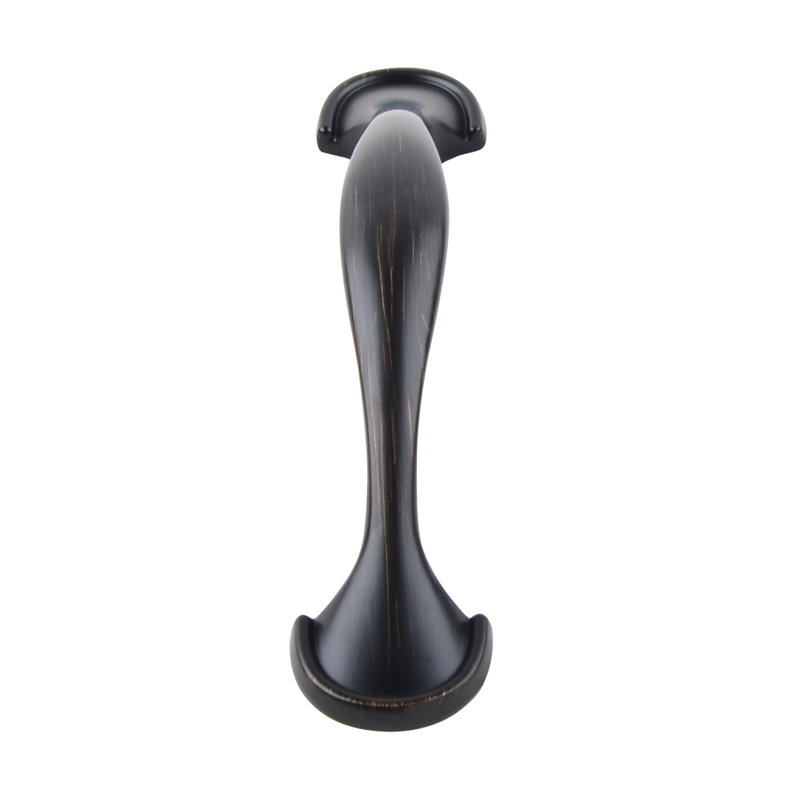 Oil Rubbed Bronze Traditional Curved Handle Pull 10-Pack