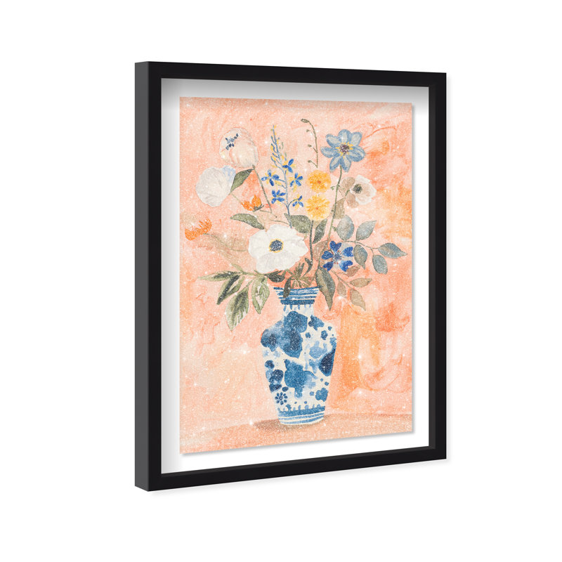 Vibrant Tapestry II Canvas Floral & Botanical Print by Oliver Gal, 31.5"H x 21.5"W, Black Frame