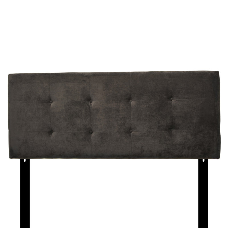 Tête de lit tapissier Allande, Grand, Loft gris charbon