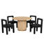 Ensemble de chaises de salle à manger modernes rembourrées Boucle-674674296