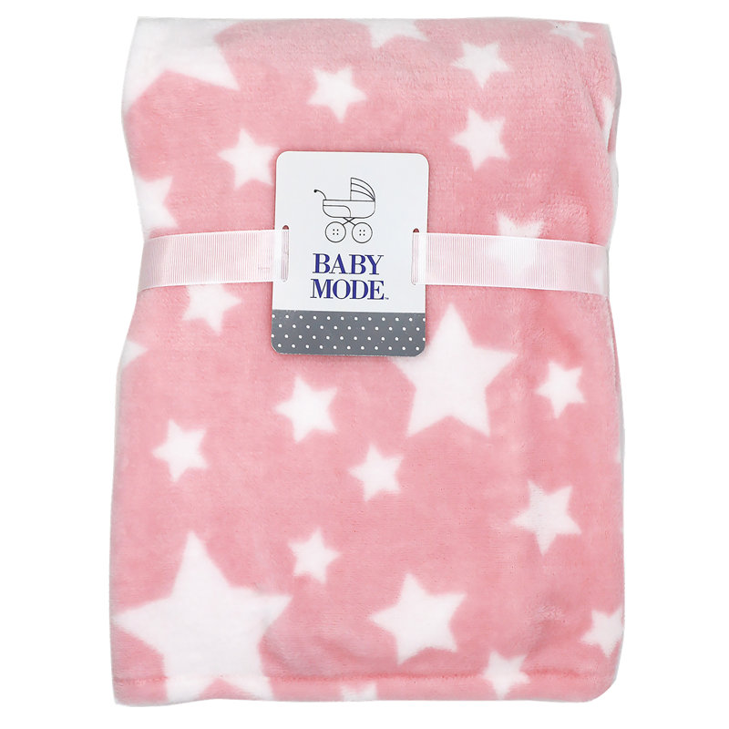 Collection de couverture pour chambre de bébé 7 pièces Stars, Rose
