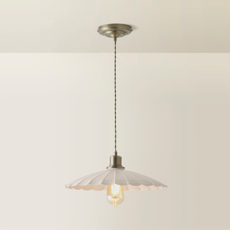 Alasia 1 - Light Satin Pendant, Yes, Cream