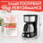 Gourmia 5 Cup Coffee Maker with One-Touch Brew, Pause and Serve, Keep Warm Function, Black