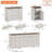 Mid Century Modern Kids Dressers With Charging Station, Dresser For Bedroom With 5 Drawers And 2 Storage Cabinet-1860139534