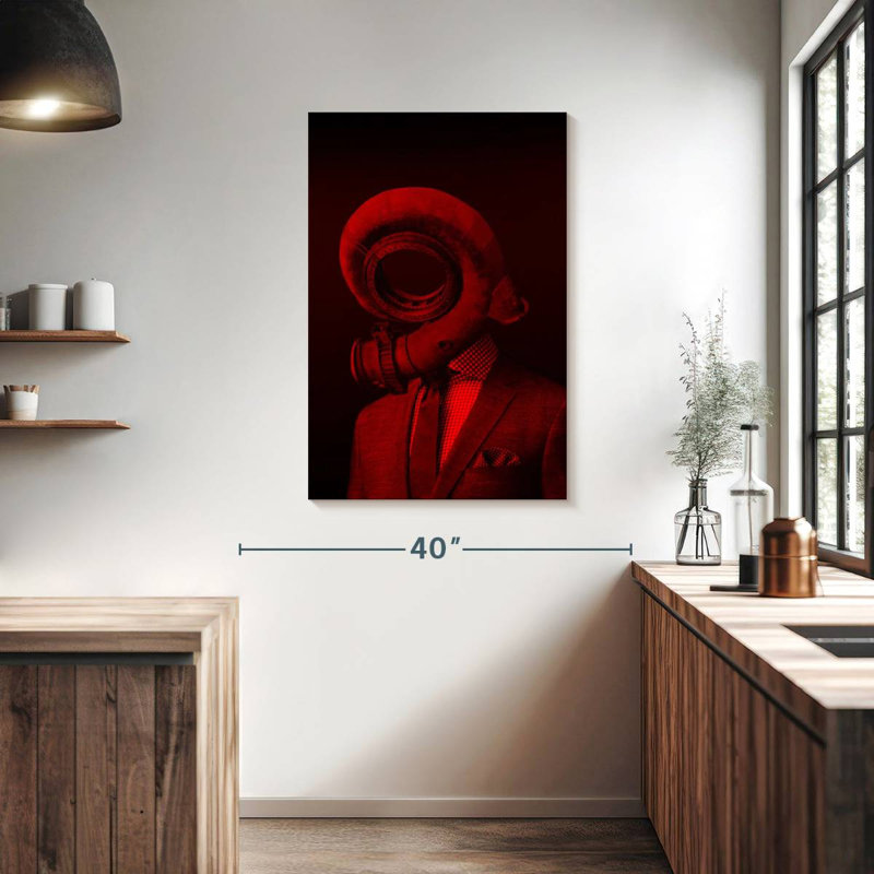 Kelan Red 4 - The Truth Is Dead, 39" H x 26" W