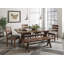 Chaise d'appoint en bois massif Bridwell
