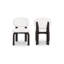 Sami Dining Chair Brown Set Of Two-133552628