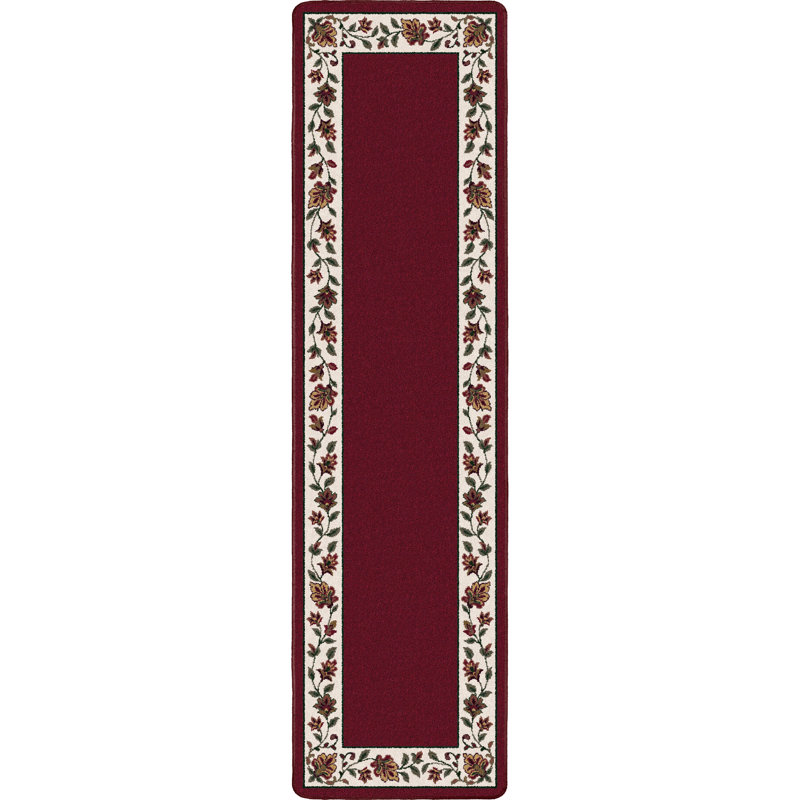 Tapis floral Alminus Symphony, Tapis de couloir 2 pi 1 po x 7 pi 8 po