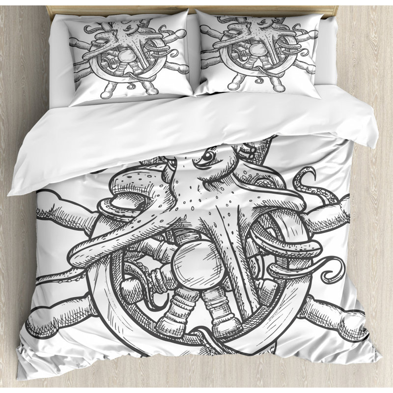 Coastal Polyester Duvet Cover