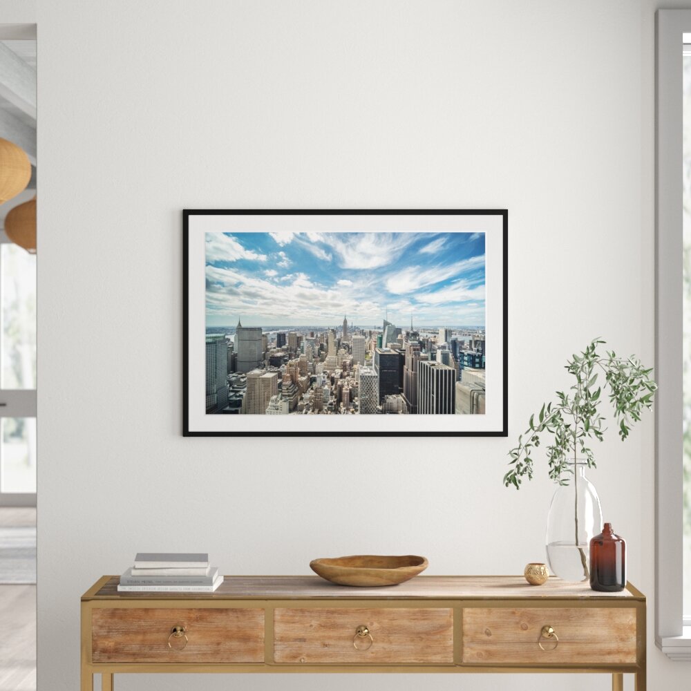 Gerahmtes Poster New York Skyline