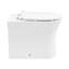 Cuvette de toilette allongée Cascade Back-to-Wall