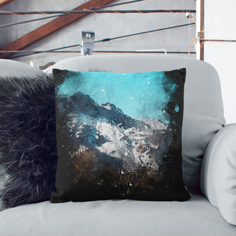Square Throw Cushion, Stone, 40cm H x 40cm W x 15cm D