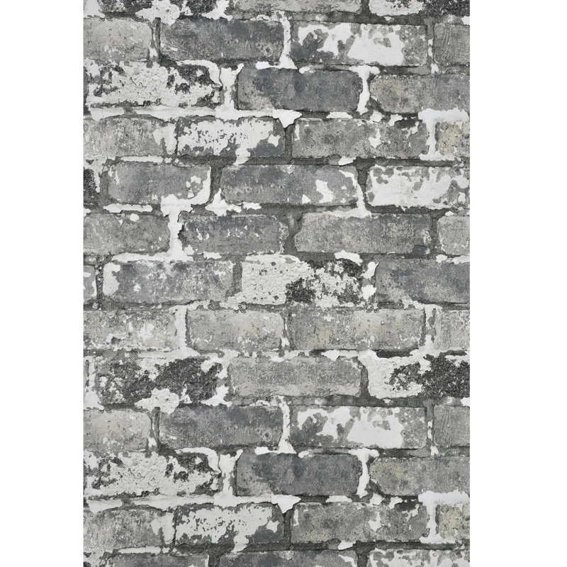 Motif de briques blanches et grises exposées