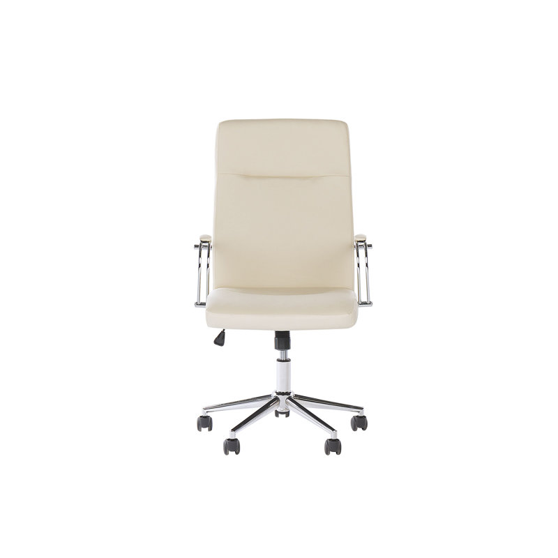 Phaidra Office Chair with Headrest, Beige