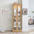Display Cabinet,Glass Storage Cabinet Glass Wine cabinet Wood Frame-1580103690