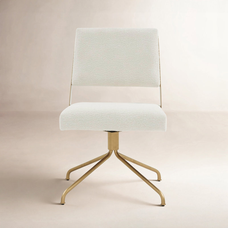 Bowerman Boucle Task Chair, Gold