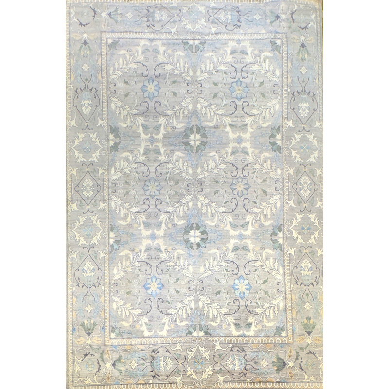 Proprietary Patterns Wool Southwestern Area Rug in Kinross Seaglass, Rectangle 10' x 14'