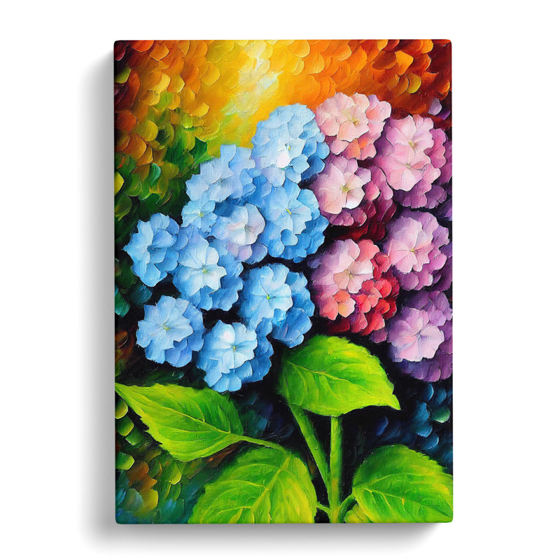 Heberling Hydrangea Flower Vol.2 - Wrapped Canvas, 50cm H x 35cm W x 3cm D