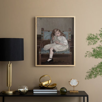 Reproduction encadrée vintage XLV - bois massif