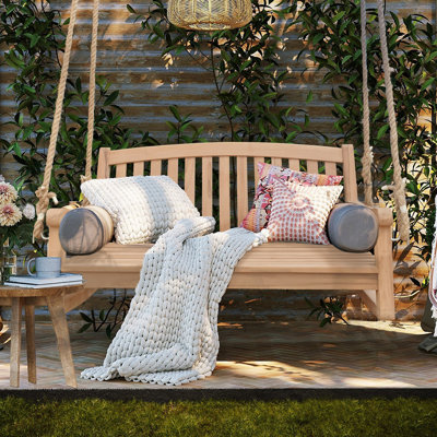 Monette 2 Person Teak Porch Swing