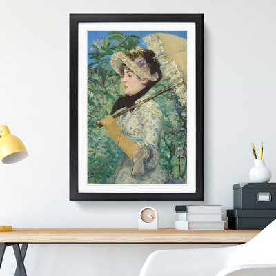 Jeanne Spring by Edouard Manet - Picture Frame Painting