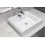 Lavabo de salle de bain vasque rectangulaire en porcelaine vitrifiée 18,5 pouces Cantrio PS-7078 