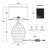 25.4" Stepless Dimmable Ceramic Table Lamp with Linen Shade, Modern Bedside Lamp