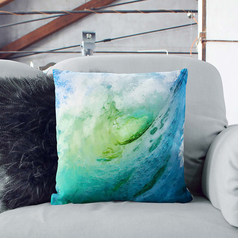 Square Cushion, 40cm H x 40cm W x 15cm D, Stone