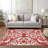 Chayden Washable Damask Indoor / Outdoor Rug-98168829