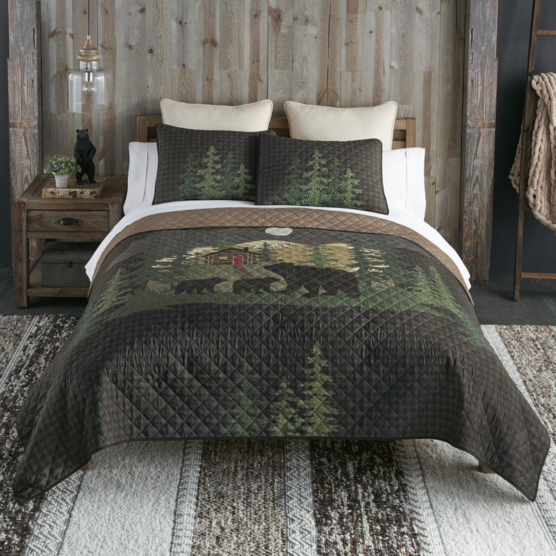 Foothills UCC King Set, Queen Quilt + 2 Standard Pillow Shams