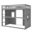 Twin Size House Loft Bed With Ladder-349668065-349668064