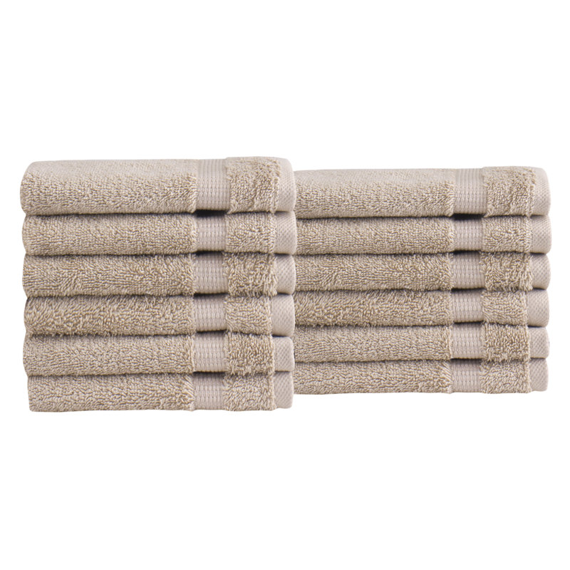 Essuie-mains Agathon 100% coton, Taupe