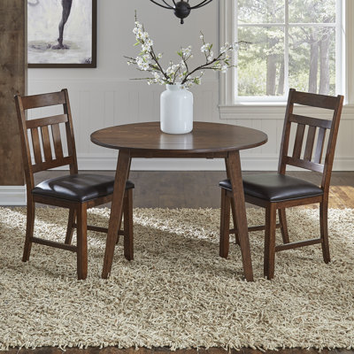 Osya 2-Person Solid Wood Dining Set 