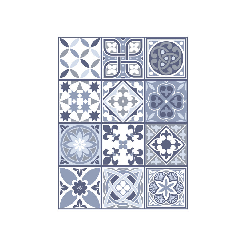 Ackworth Abstract Non-Wall Damaging Tile Decal