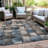 Machine Washable Indoor/Outdoor Xhevrie Taupe Rug-1147429038