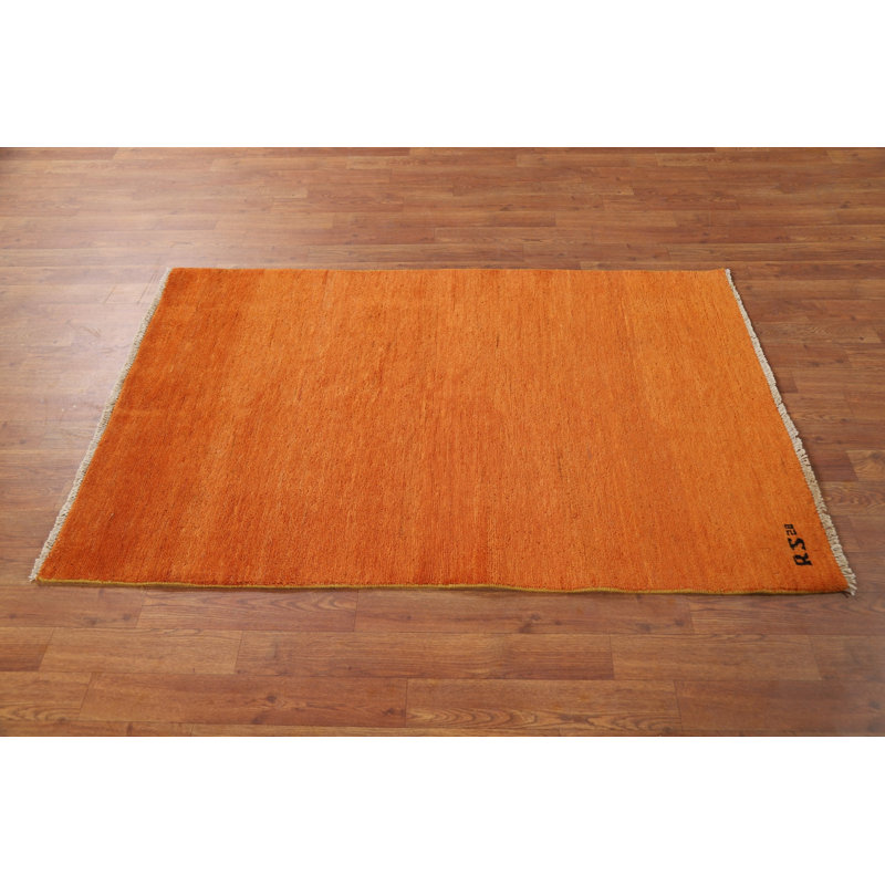 Contemporary Wool Gabbeh Oriental Rug 3x5