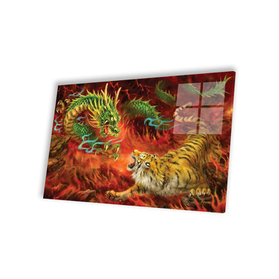 Dragon contre tigre en feu