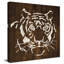 Tigre blanc sur bois foncé - impression-1203783822-1203783830