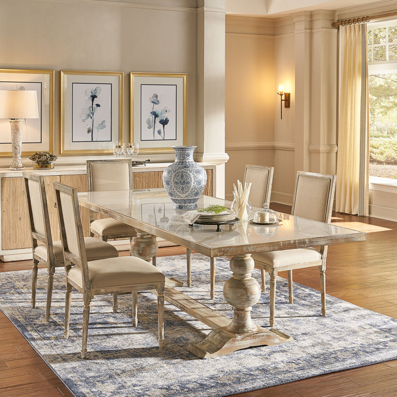 Dining Table, White, White