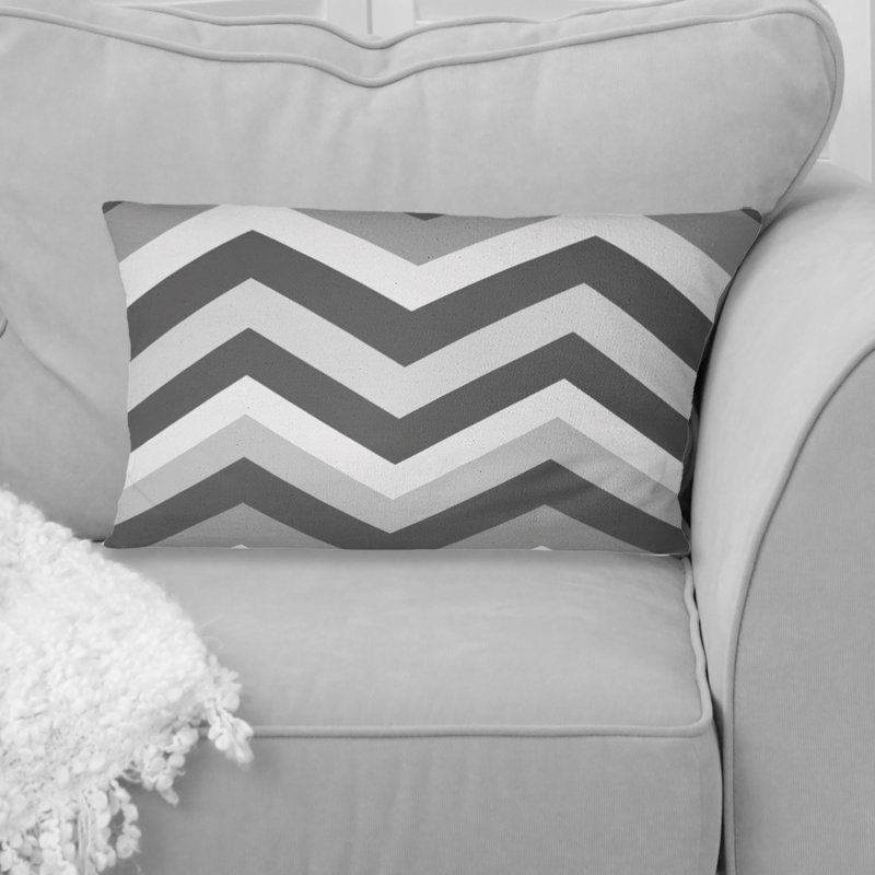Coussin lombaire gris Mid-Century