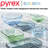 Pyrex® Simply Store® Tinted Rectangle Storage Set with Plastic Lids, Green