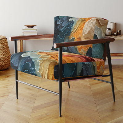 Chaise d'appoint rembourrée Biomorphism Organic Forms V