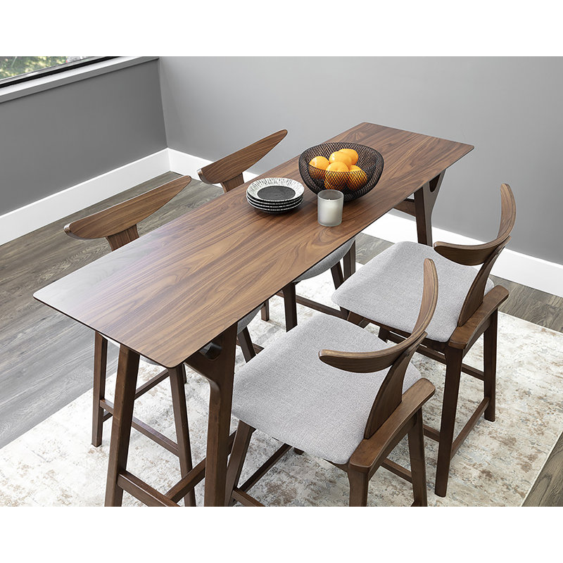 Scoggins Upholstered Counter Stool with Solid Wood Frame