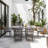Daiwik Rectangular Outdoor Dining Set with Cushions-2001940434-2001940433