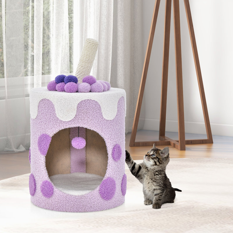 Asrani Cat Perch, Purple