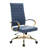 Humairaa Leather Office Chair – Executive Task Chair with Swivel, Adjustable Height & Gold Base for Home Office or Conference Room-325982880